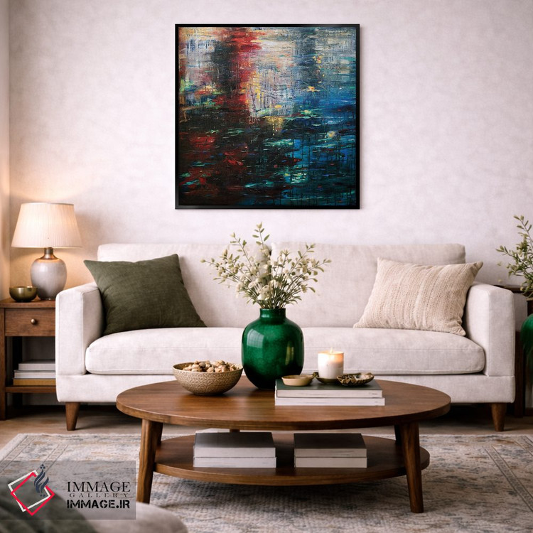 تابلو دکوراتیو "انعکاس های چشم انداز شهری" اثر لیندا اولسن - D4B