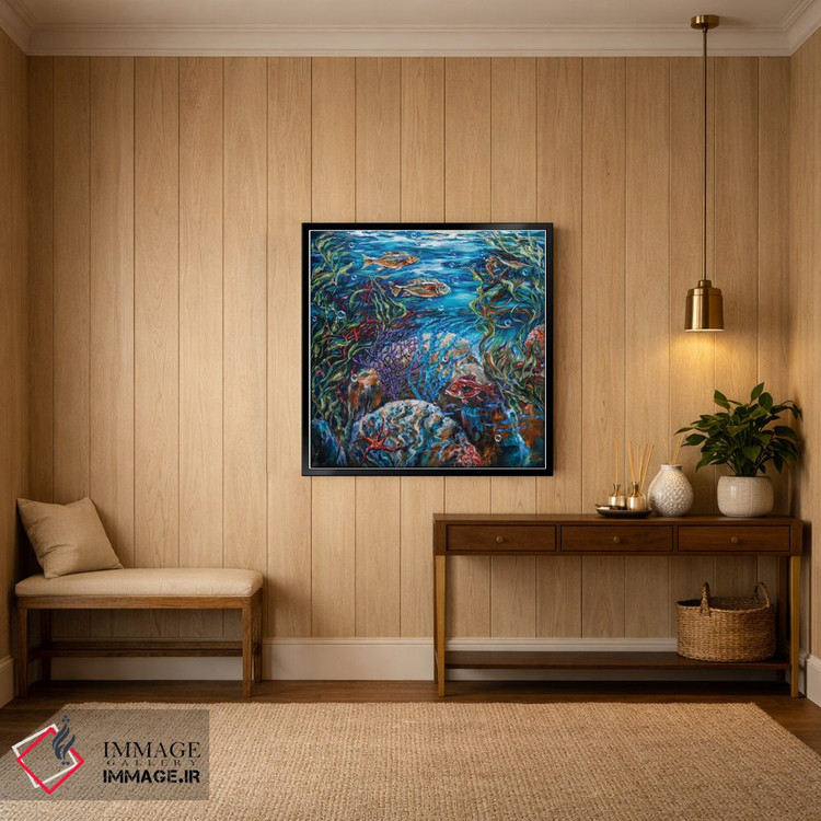 تابلو دکوراتیو "صخره جشن" اثر لیندا اولسن - D4B