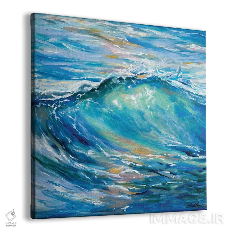 تابلو دکوراتیو شادکننده، روح بخش اثر لیندا اولسن - نمای پرسپکتیو محصول