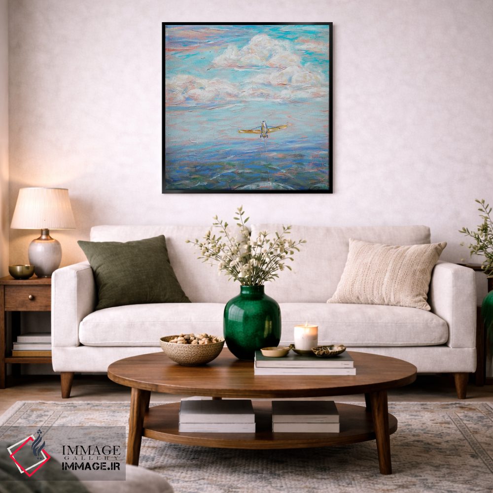 تابلو انتزاعی کشیده شدن اثر لیندا اولسن - D4B