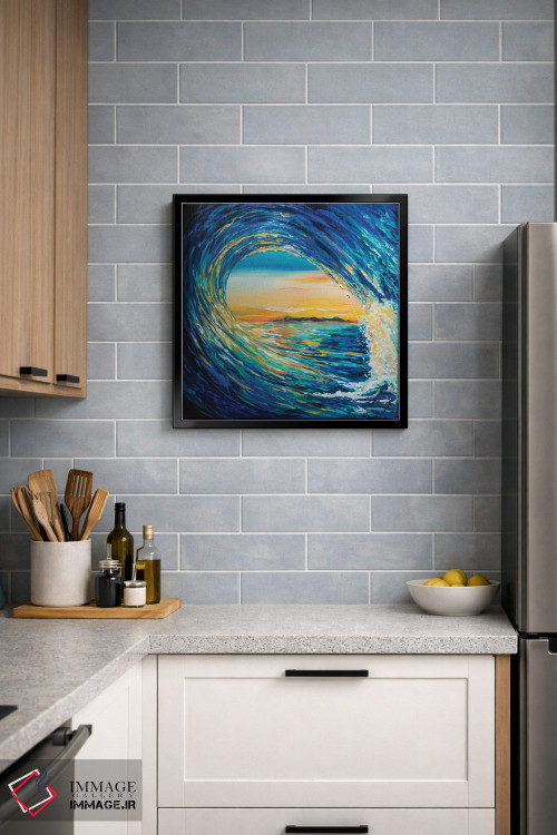 تابلو دکوراتیو پیچش غروب آفتاب اثر لیندا اولسن - D3B