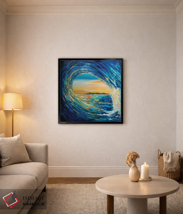 تابلو دکوراتیو پیچش غروب آفتاب اثر لیندا اولسن - D4B