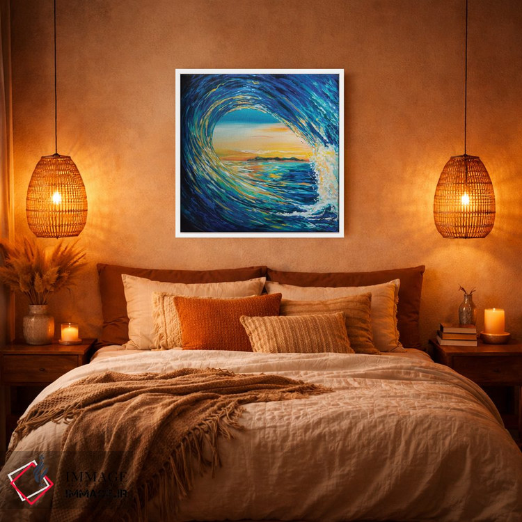 تابلو دکوراتیو پیچش غروب آفتاب اثر لیندا اولسن - D5W