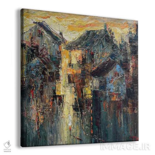 تابلو دکوراتیو فصل عبور از خیابان اثر له نگوک کوآن - نمای پرسپکتیو محصول