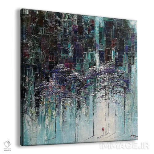 تابلو دکوراتیو کریسمس آرام و غمگین اثر له نگوک کوآن - نمای پرسپکتیو محصول