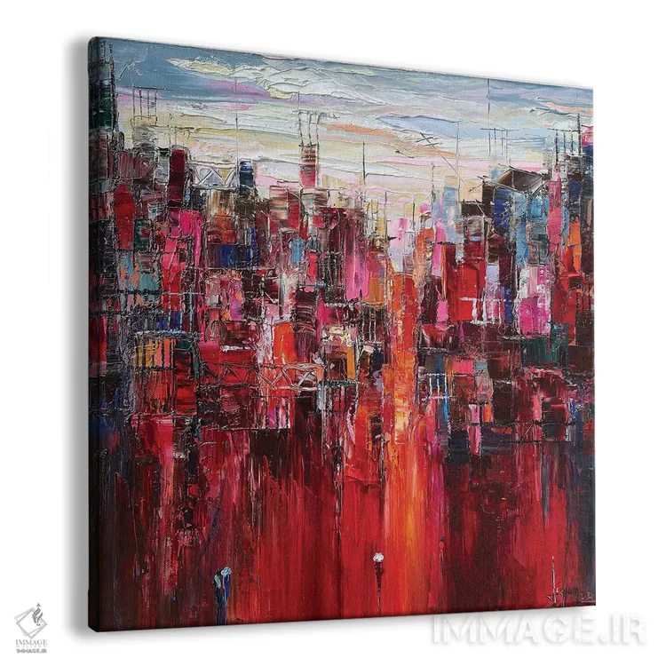 تابلو دکوراتیو شهر اثر له نگوک کوآن - نمای پرسپکتیو محصول