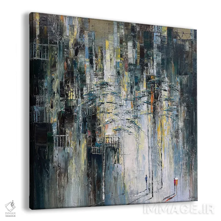 تابلو دکوراتیو خیابان دور اثر له نگوک کوآن - نمای پرسپکتیو محصول