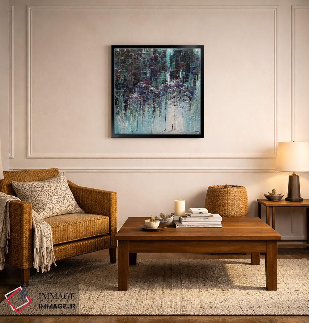 تابلو دکوراتیو کریسمس آرام و غمگین اثر له نگوک کوآن - D6B