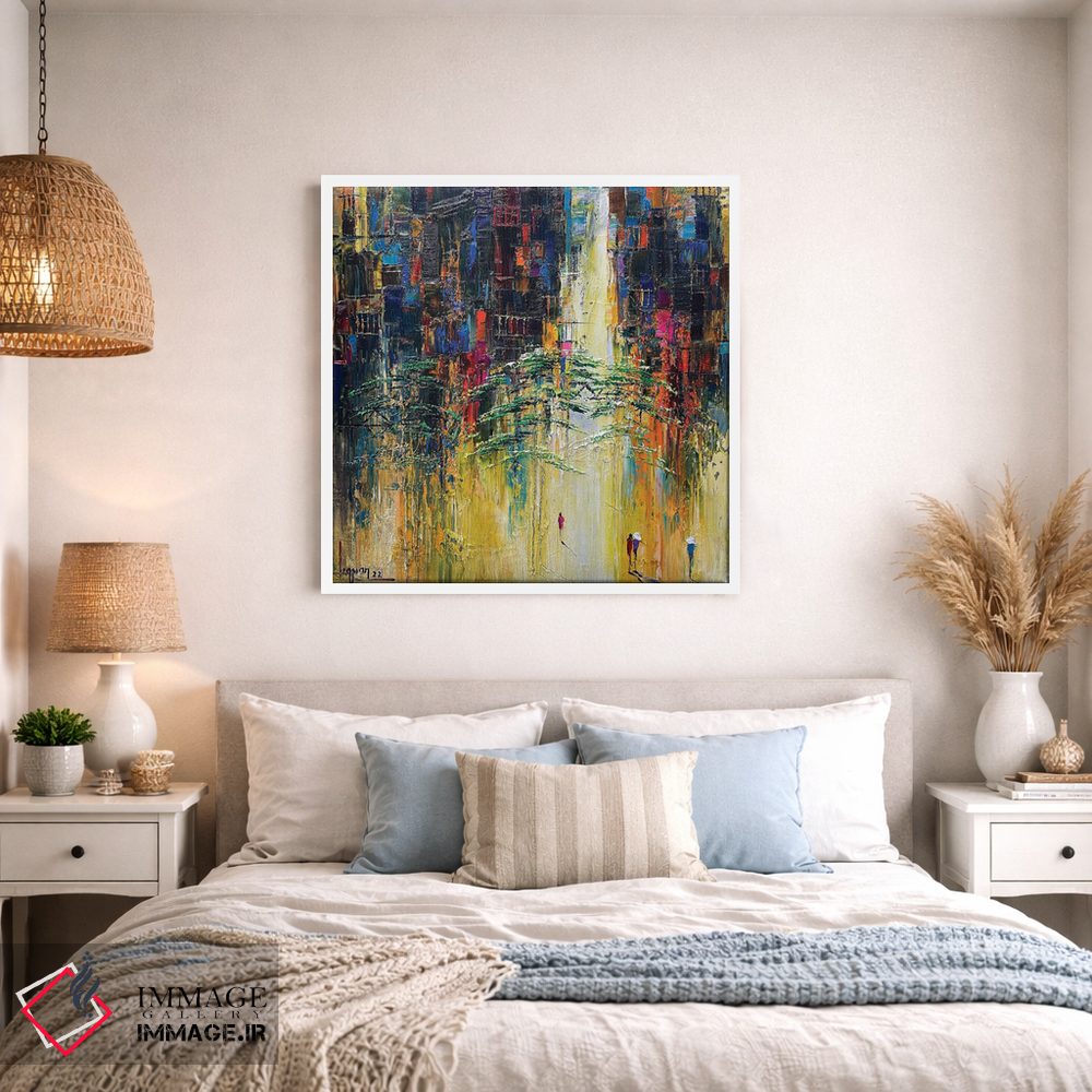 تابلو دکوراتیو عصر پاییزی آفتابی اثر له نگوک کوآن - D1W