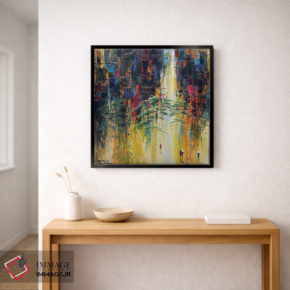 تابلو دکوراتیو عصر پاییزی آفتابی اثر له نگوک کوآن - D2B