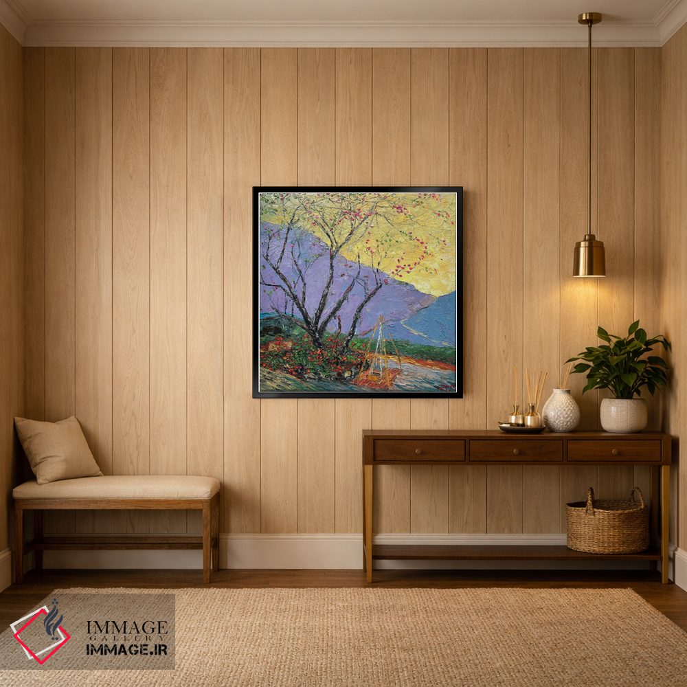 تابلو دکوراتیو انتظار باد بهاری اثر له نگوک کوآن - D3B