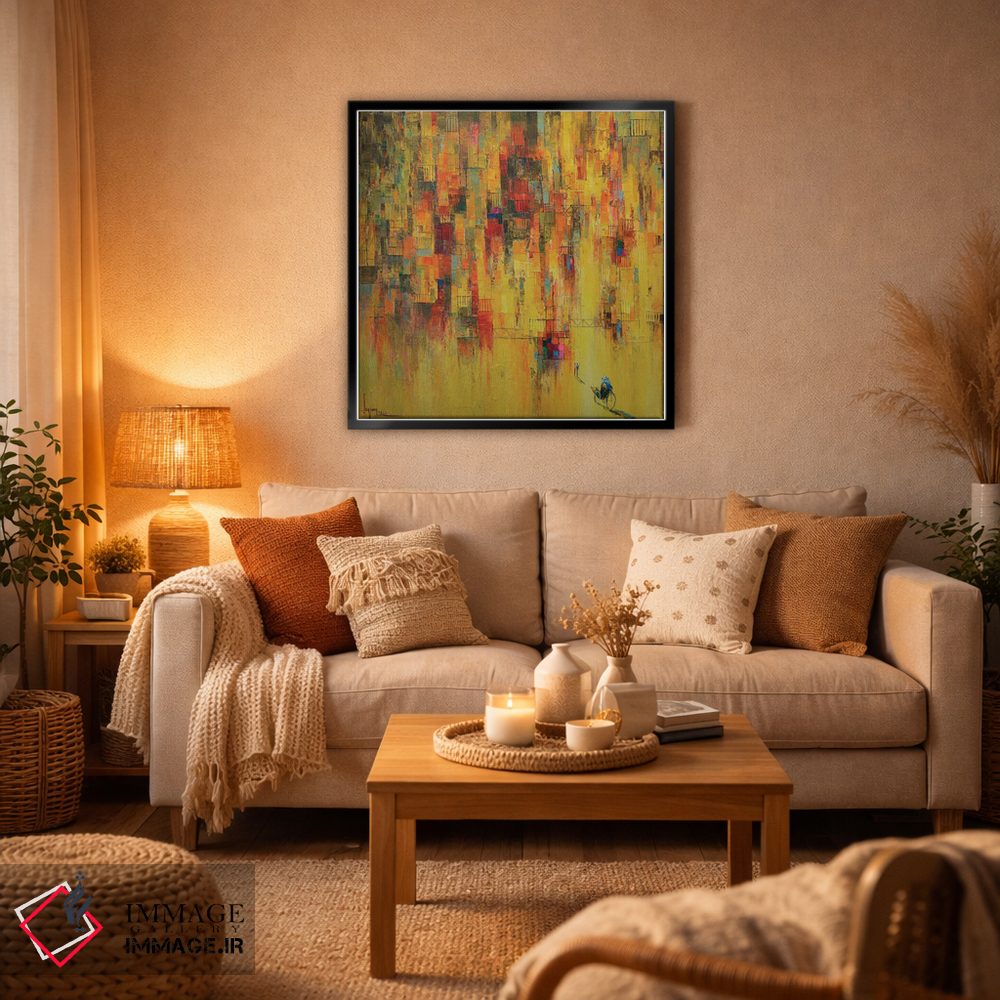 تابلو انتزاعی "نفس" اثر له نگوک کوآن - D6B