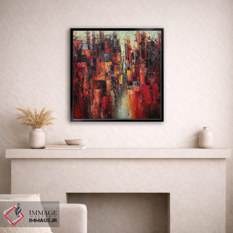 تابلو انتزاعی "ملودی تابستان" اثر له نگوک کوآن - D2B