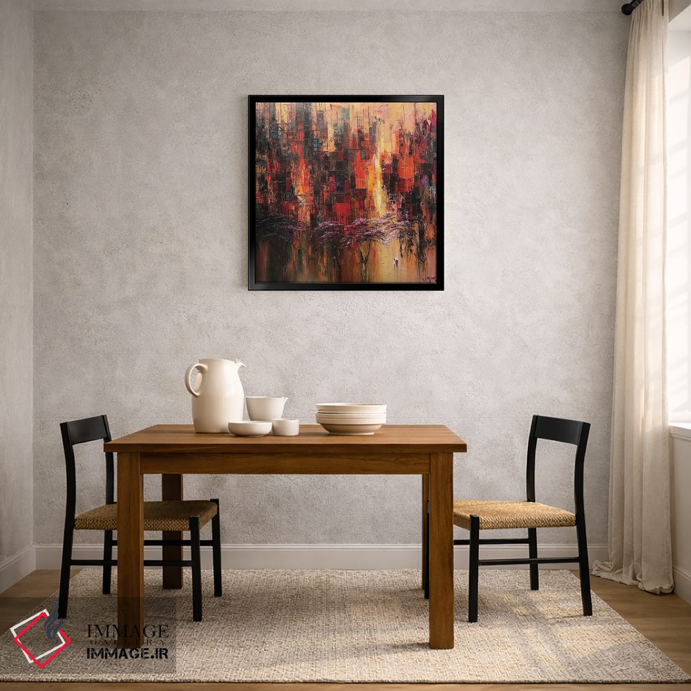 تابلو انتزاعی "خیال پردازی" اثر له نگوک کوآن - D2B