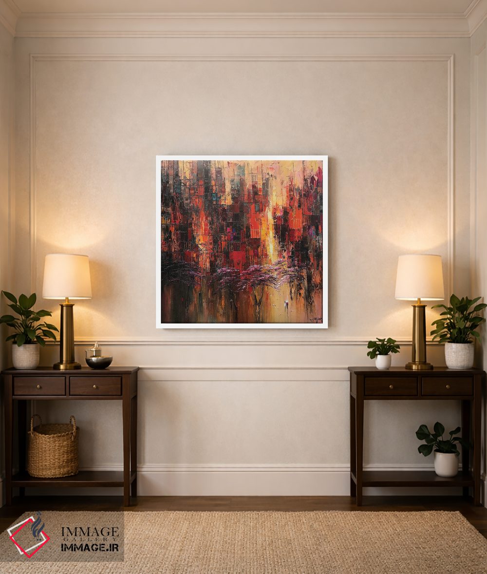 تابلو انتزاعی "خیال پردازی" اثر له نگوک کوآن - D5W