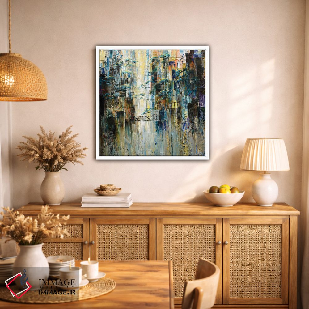 تابلو انتزاعی "سولداد " اثر له نگوک کوآن - D1W