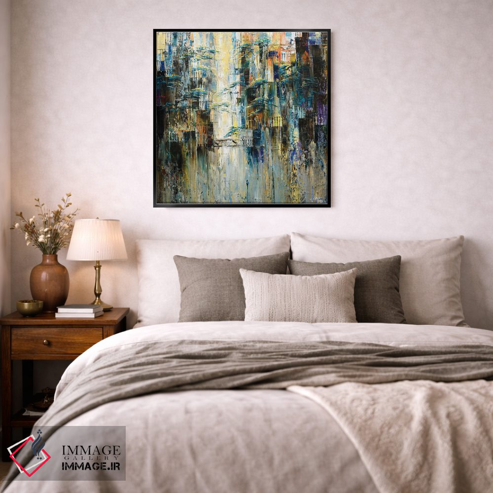 تابلو انتزاعی "سولداد " اثر له نگوک کوآن - D4B