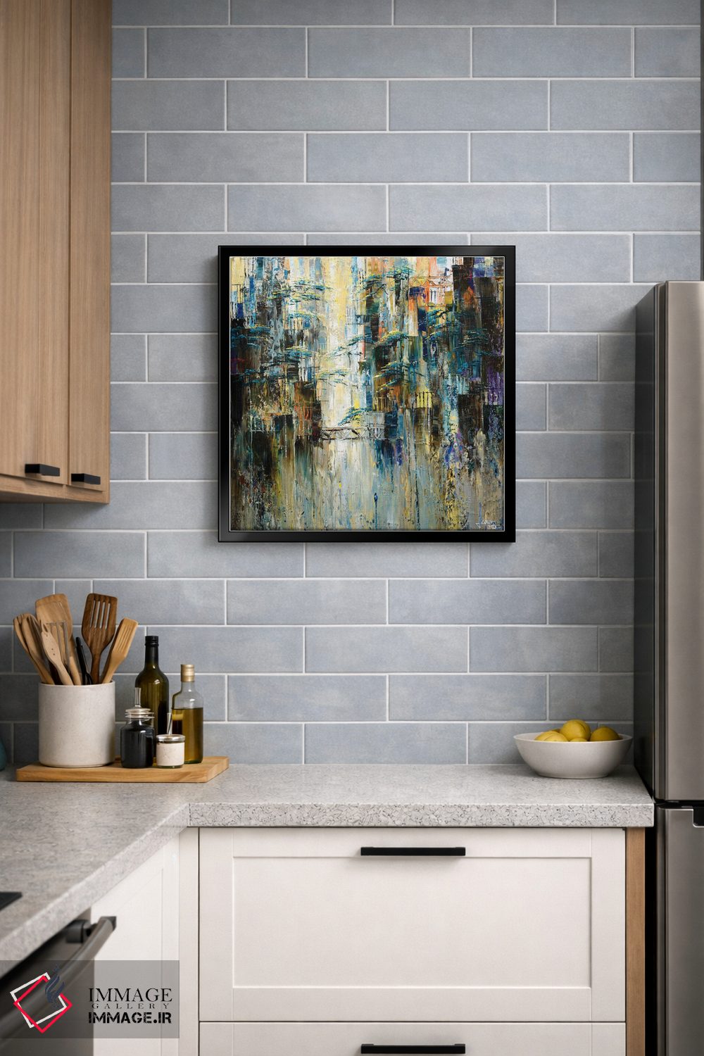 تابلو انتزاعی "سولداد " اثر له نگوک کوآن - D5B