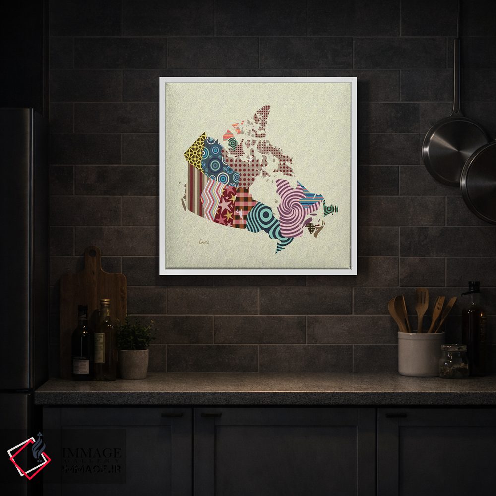 تابلو دکوراتیو "کانادا" اثر لانره استودیو - D2W