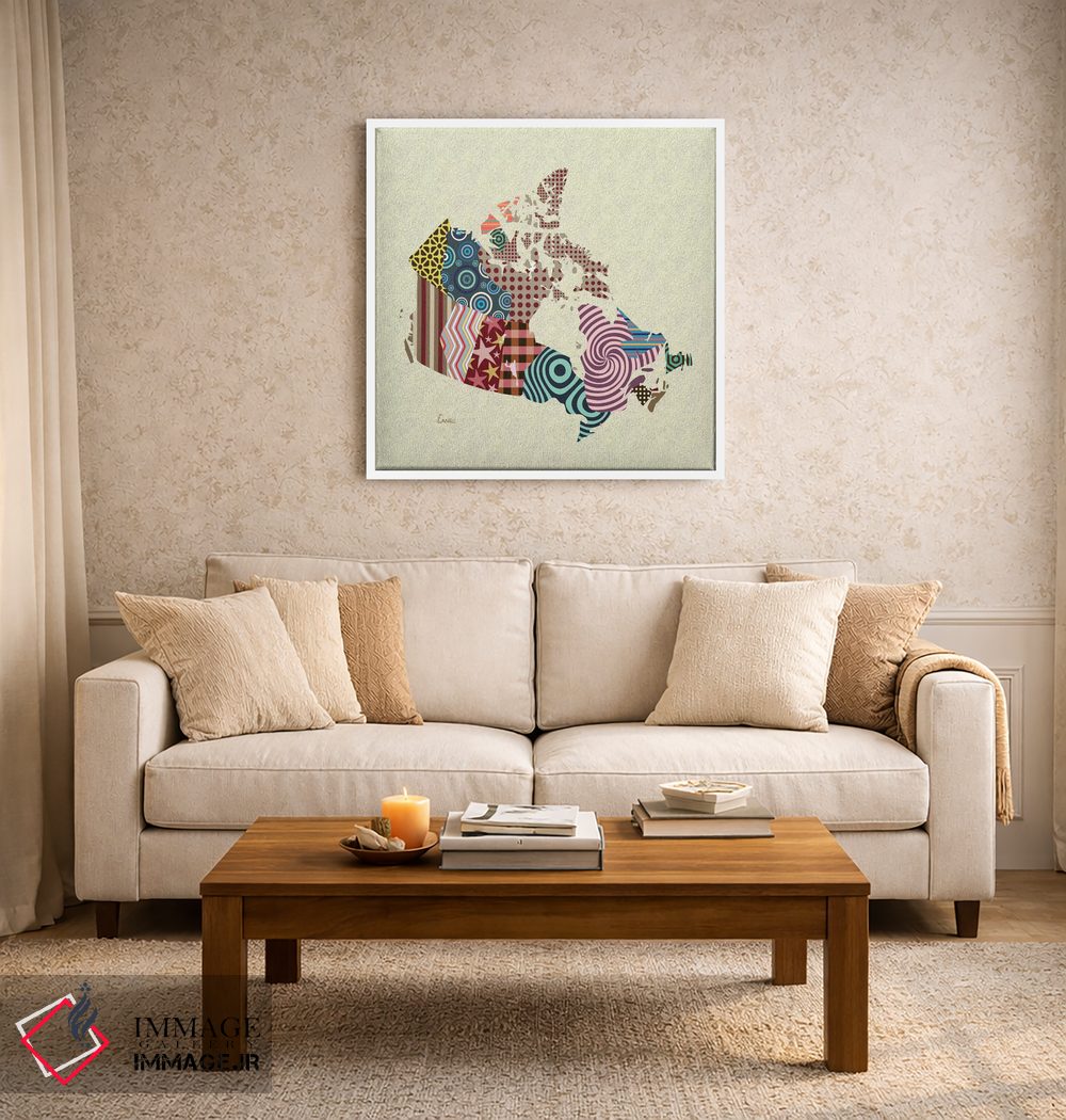 تابلو دکوراتیو "کانادا" اثر لانره استودیو - D3W