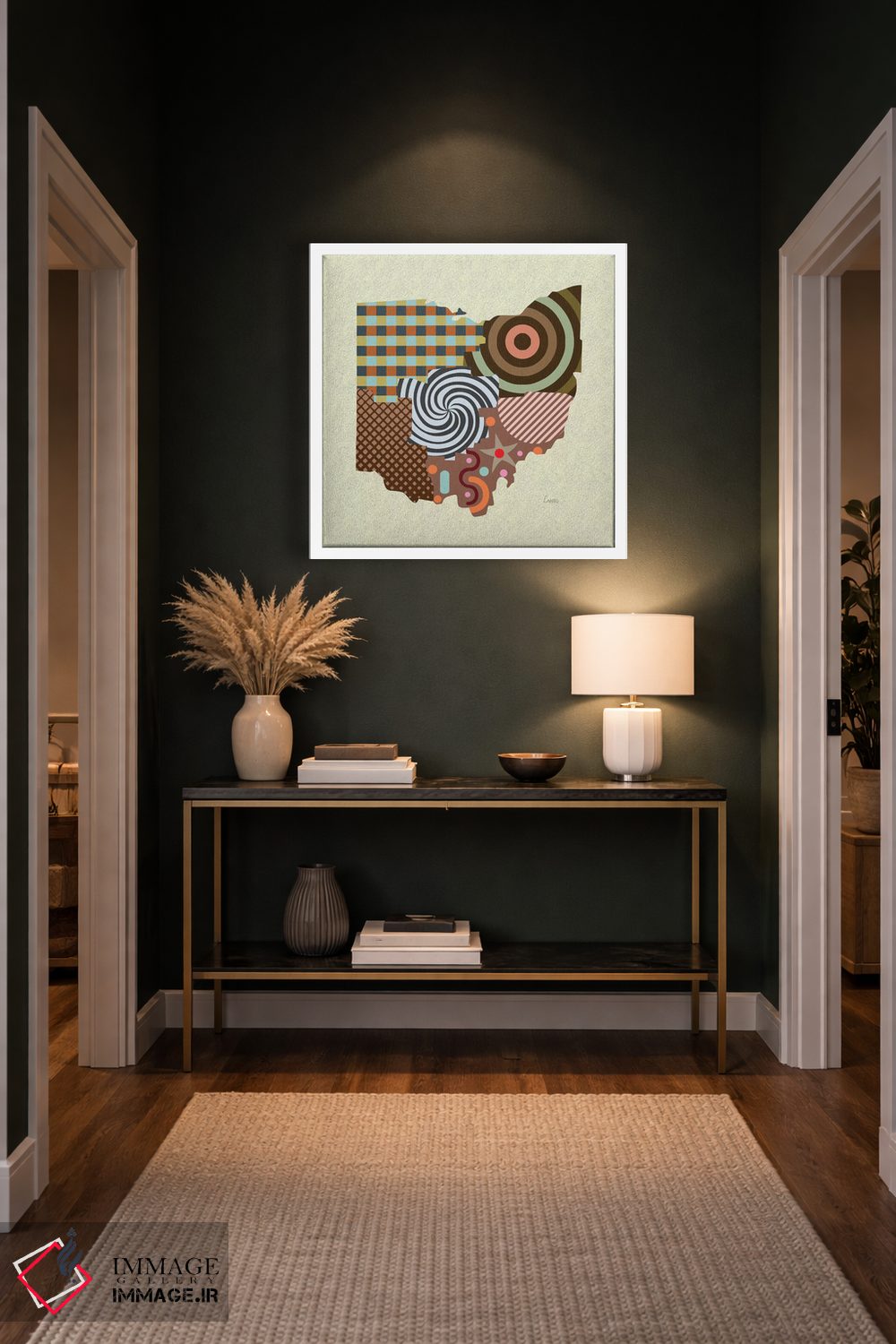 تابلو دکوراتیو "ایالت اوهایو" اثر لانره استودیو - D4W