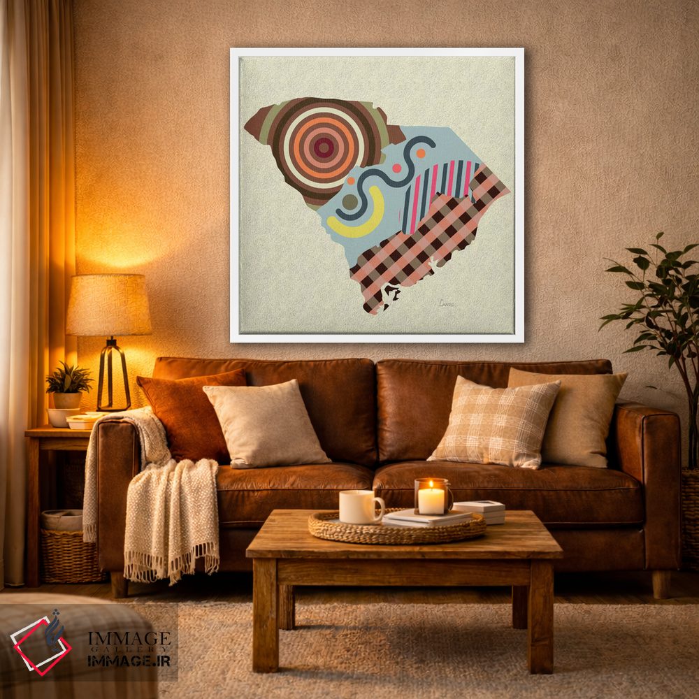 تابلو دکوراتیو "ایالت کارولینای جنوبی" اثر لانره استودیو - D1W