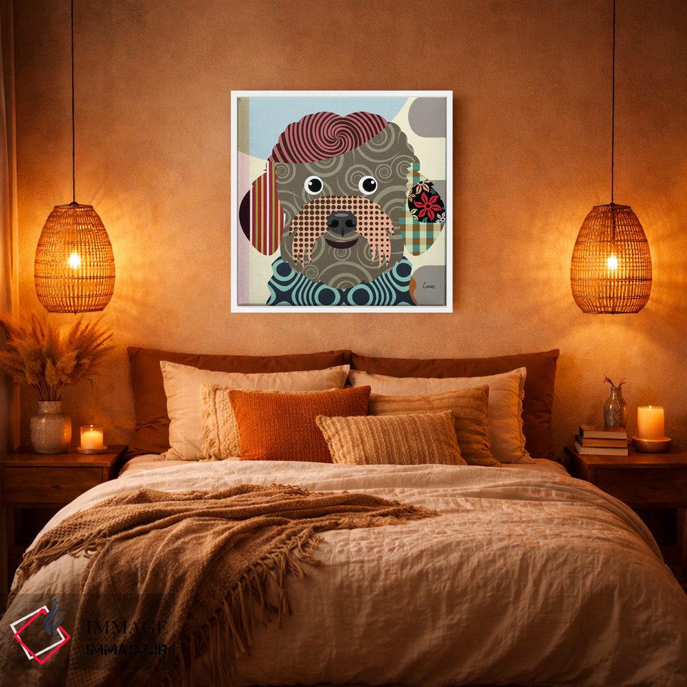 تابلو دکوراتیو "بیچون فریز" اثر لانره استودیو - D6W