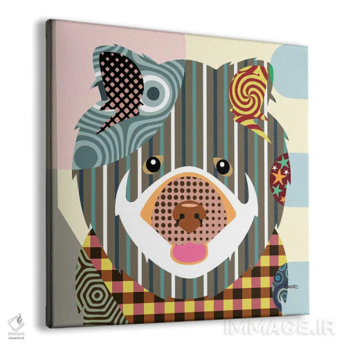 تابلو دکوراتیو "چاو چاو" اثر لانره استودیو - نمای پرسپکتیو محصول