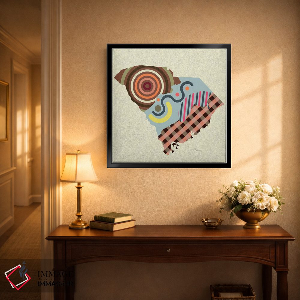 تابلو دکوراتیو "ایالت کارولینای جنوبی" اثر لانره استودیو - D3B