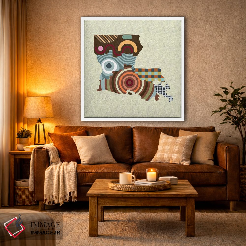 تابلو دکوراتیو "ایالت لوییزیانا" اثر لانره استودیو - D1W