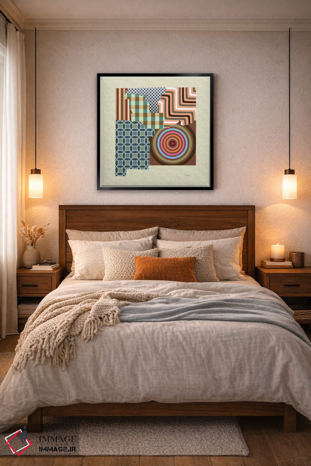 تابلو دکوراتیو "ایالت نیومکزیکو" اثر لانره استودیو - D6B