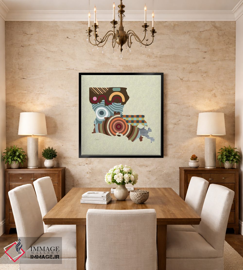 تابلو دکوراتیو "ایالت لوییزیانا" اثر لانره استودیو - D3B