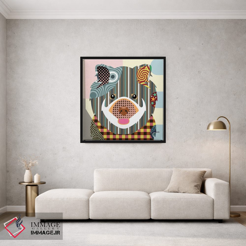 تابلو دکوراتیو "چاو چاو" اثر لانره استودیو - D1B
