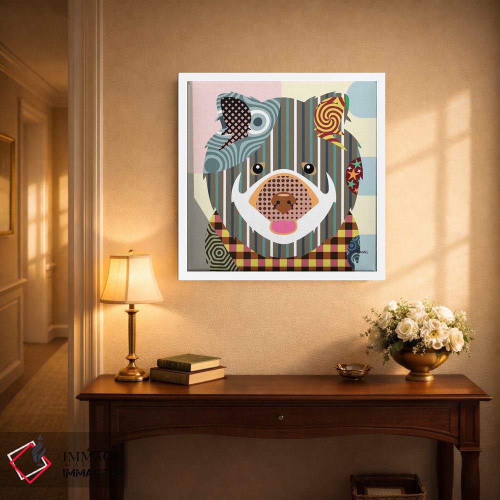 تابلو دکوراتیو "چاو چاو" اثر لانره استودیو - D2W