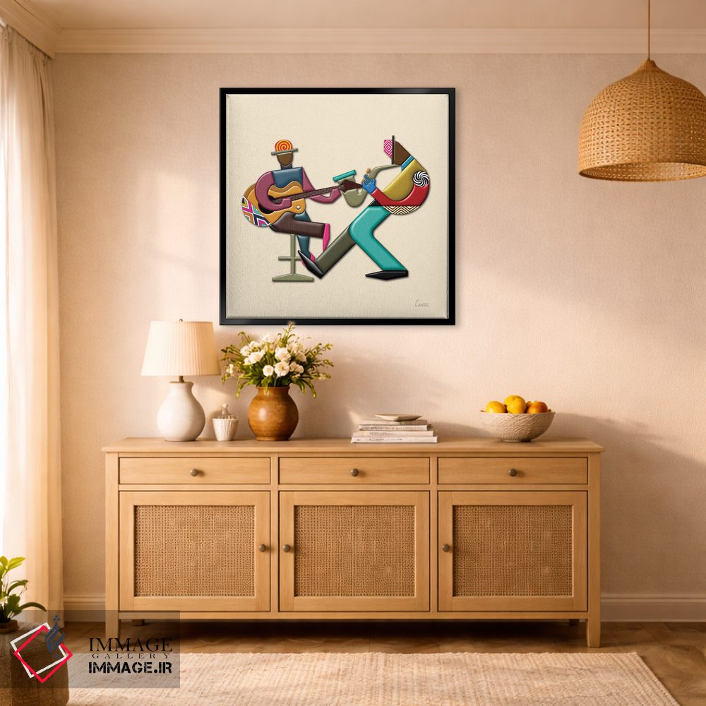 تابلو دکوراتیو "کوانتت جاز ۶" اثر لانره استودیو - D2B