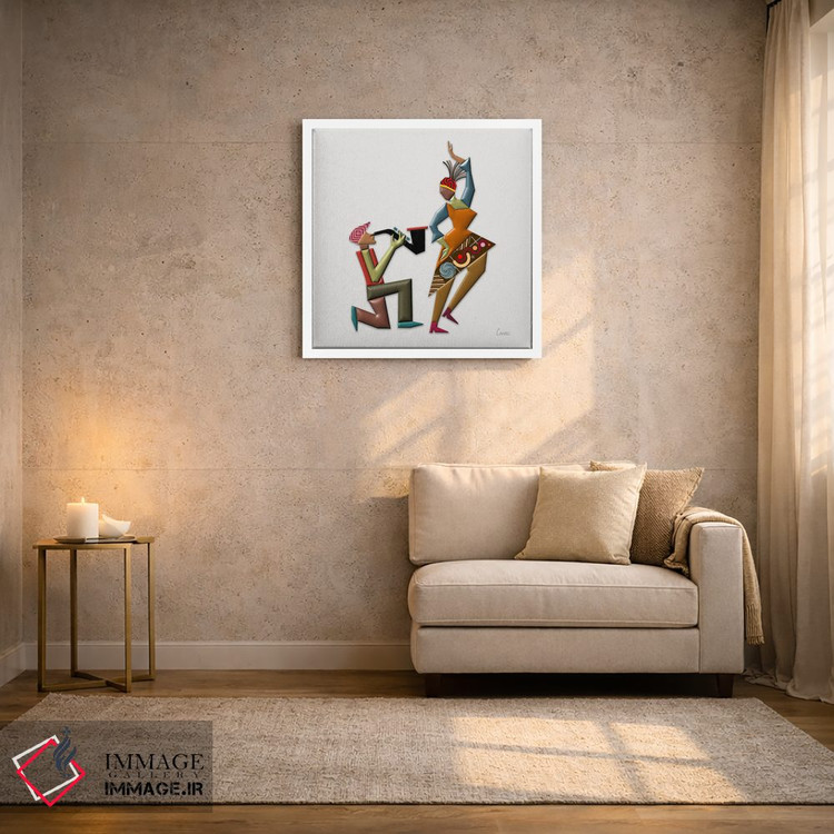 تابلو دکوراتیو "ملکه رقصان" اثر لانره استودیو - D2W