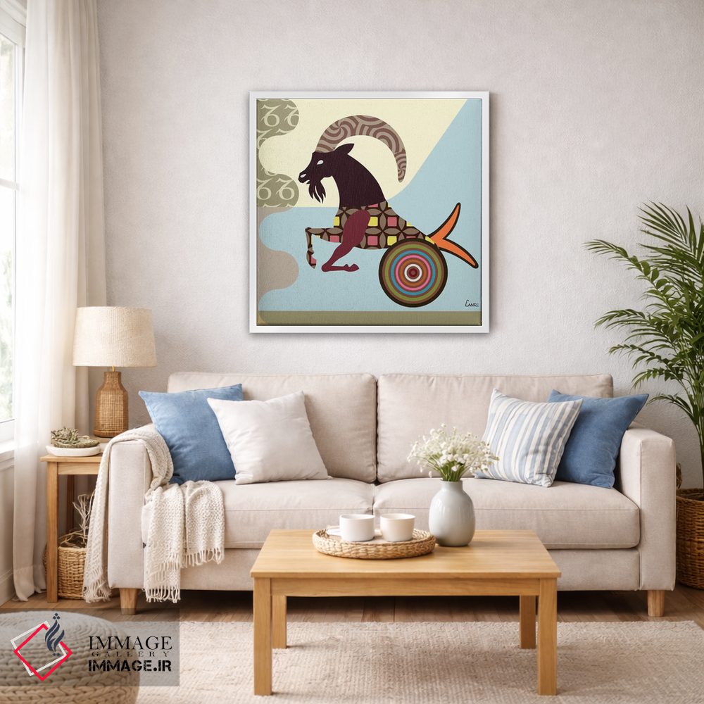 تابلو دکوراتیو "برج جدی" اثر لانره استودیو - D4W