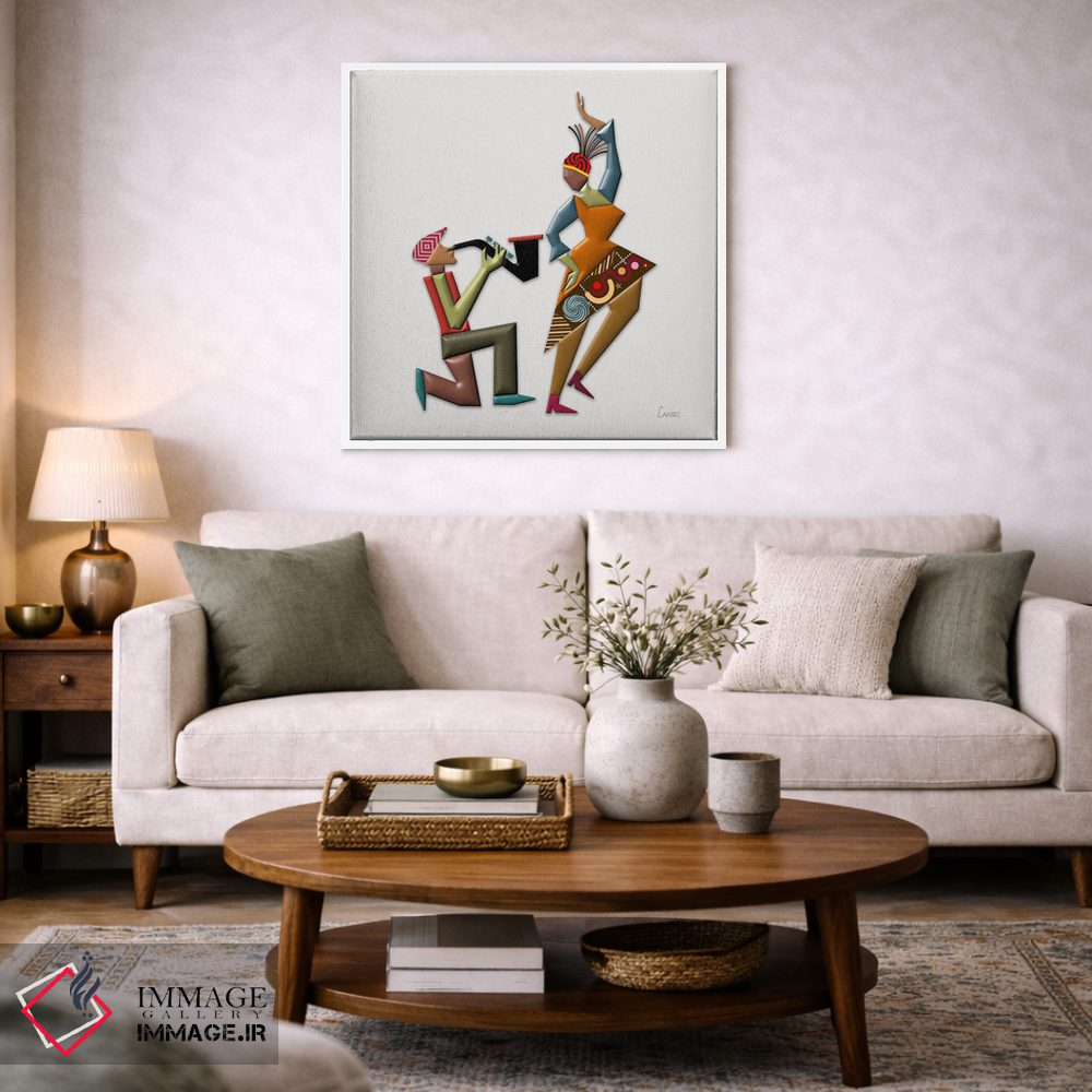 تابلو دکوراتیو "ملکه رقصان" اثر لانره استودیو - D3W
