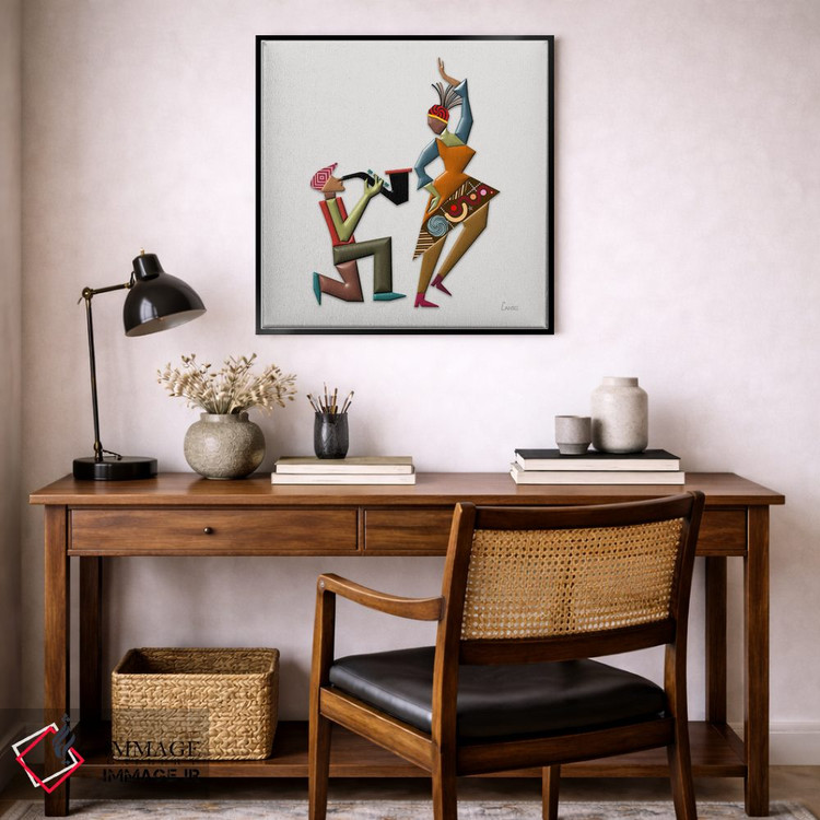 تابلو دکوراتیو "ملکه رقصان" اثر لانره استودیو - D6B