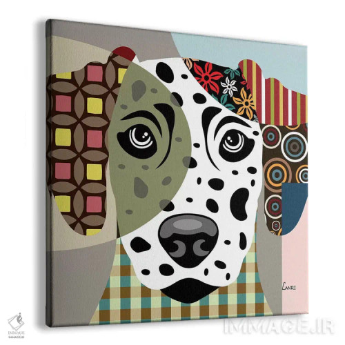 تابلو دکوراتیو "دالمیشن" اثر لانره استودیو - نمای پرسپکتیو محصول