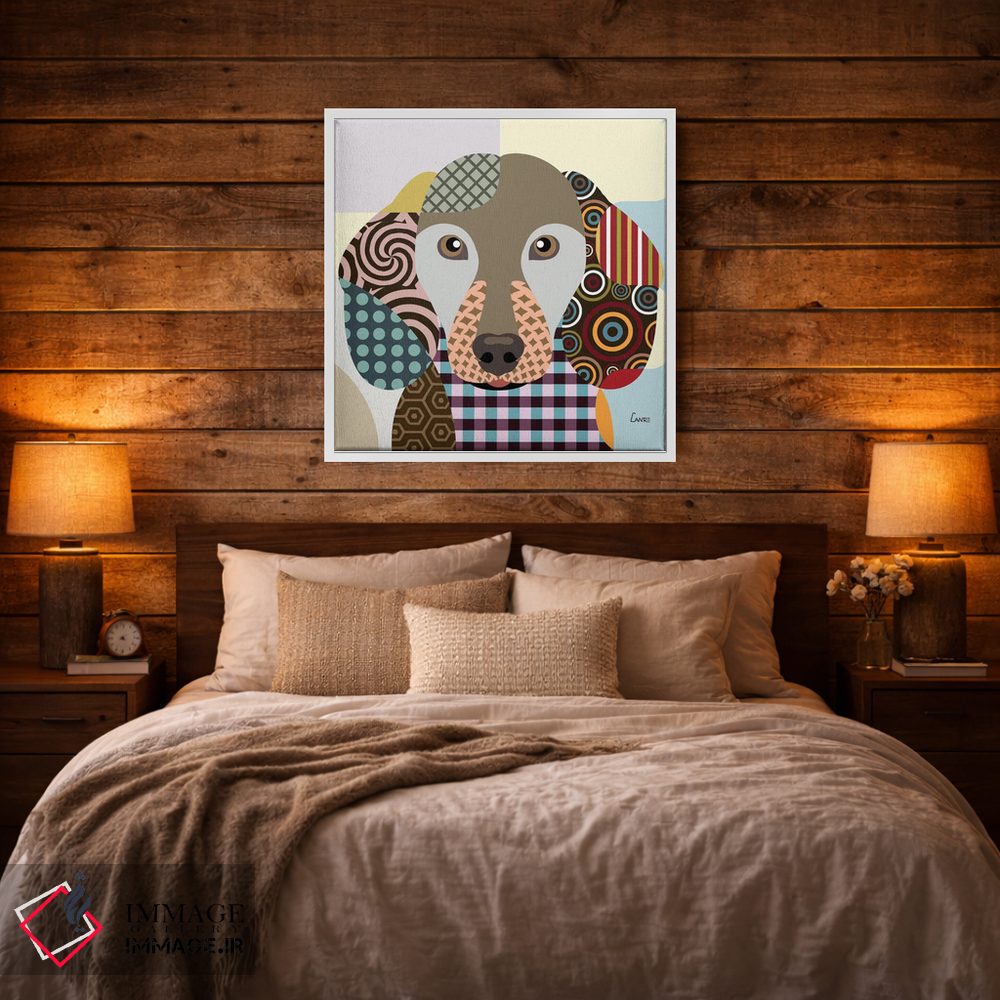 تابلو دکوراتیو "داکسهوند" اثر لانره استودیو - D2W