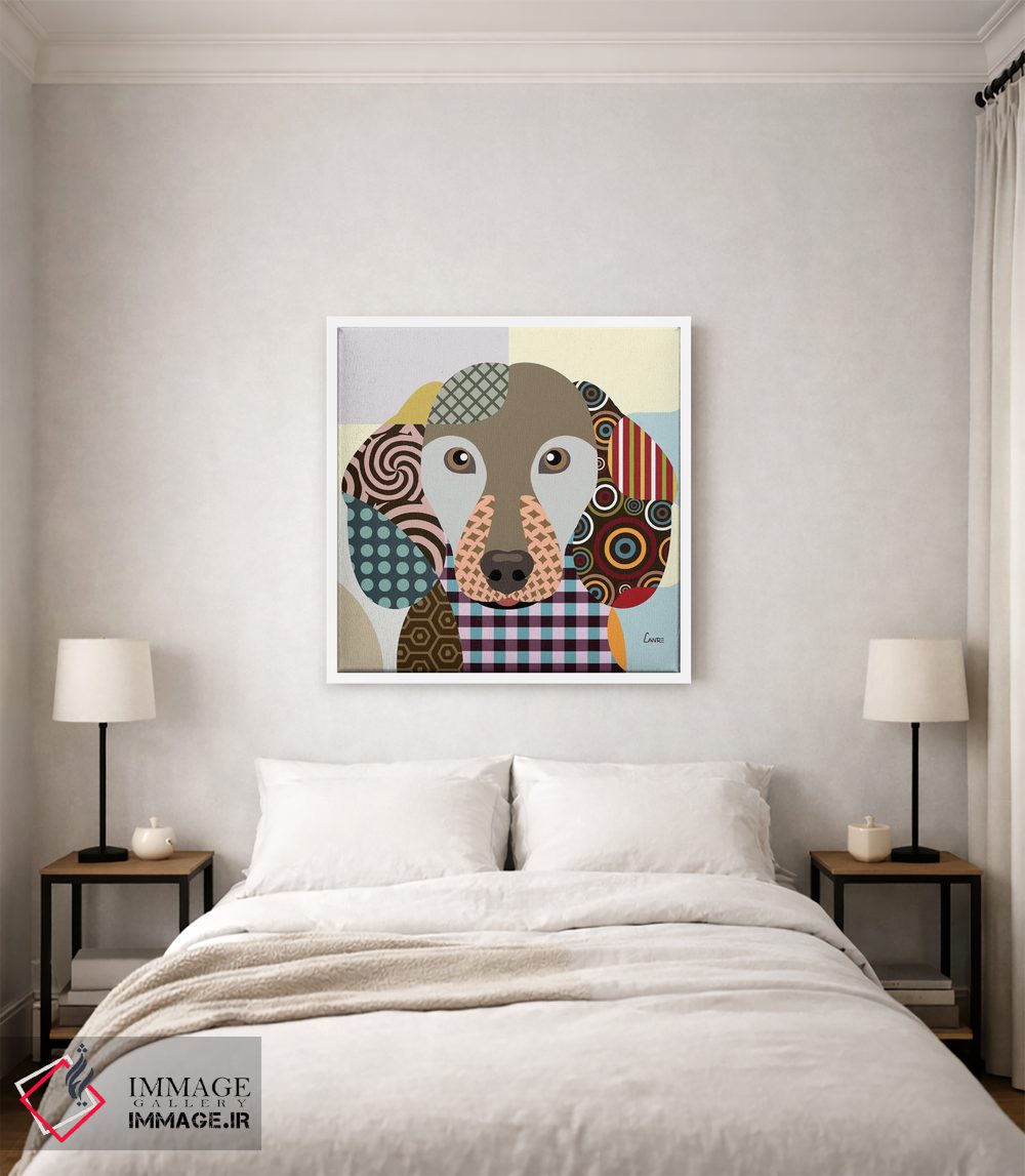 تابلو دکوراتیو "داکسهوند" اثر لانره استودیو - D3W