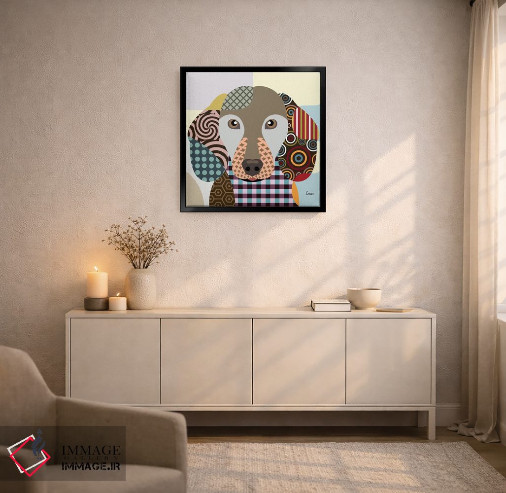 تابلو دکوراتیو "داکسهوند" اثر لانره استودیو - D5B