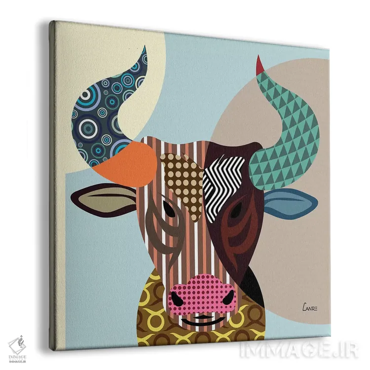 تابلو دکوراتیو برج ثور اثر لانره استودیو - نمای پرسپکتیو محصول