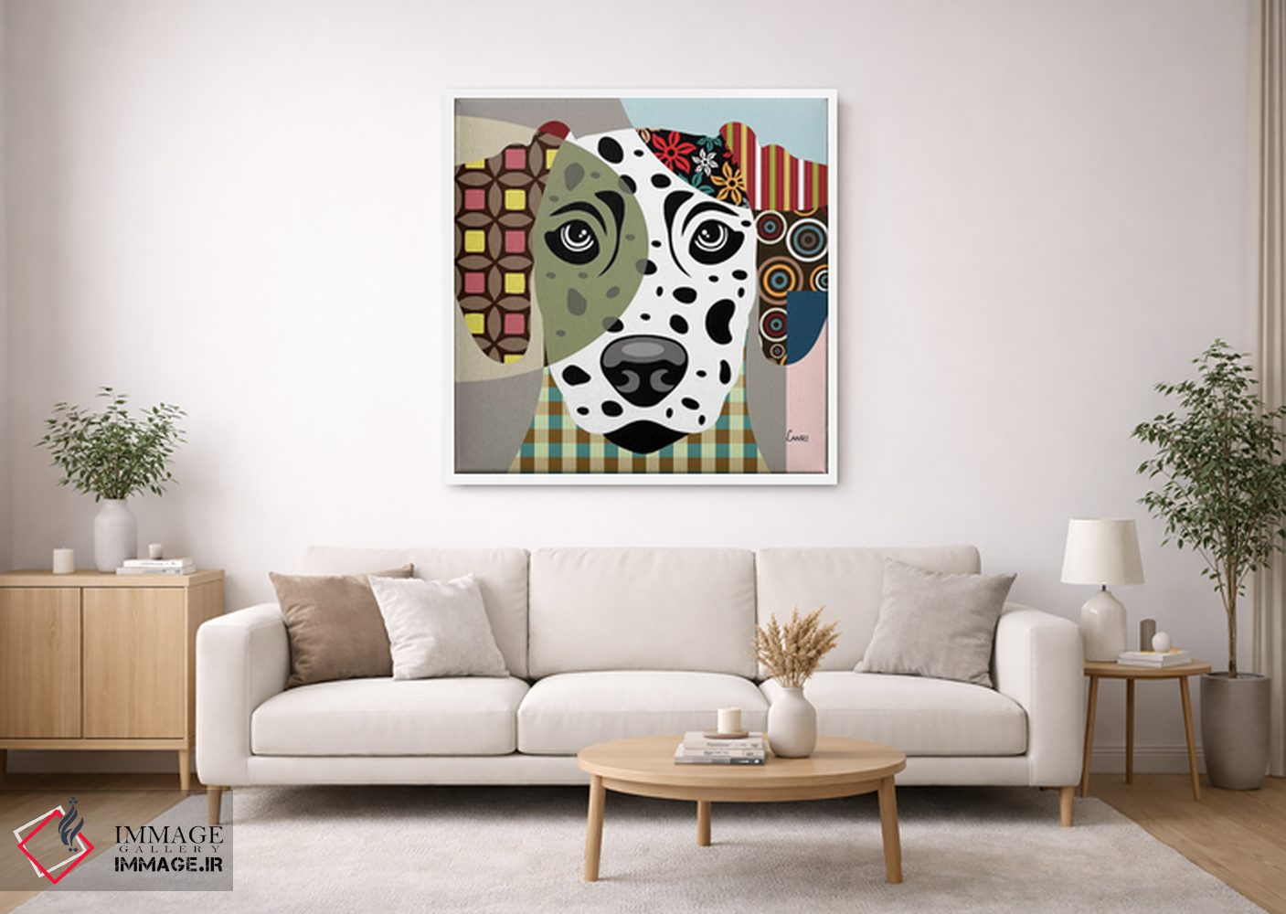 تابلو دکوراتیو "دالمیشن" اثر لانره استودیو - D1W