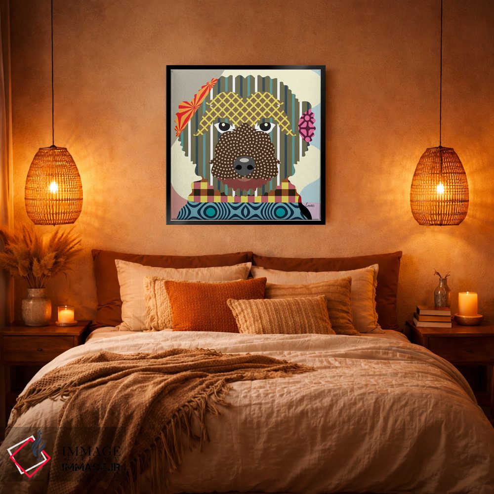 تابلو دکوراتیو "گلدندوودل" اثر لانره استودیو - D5B