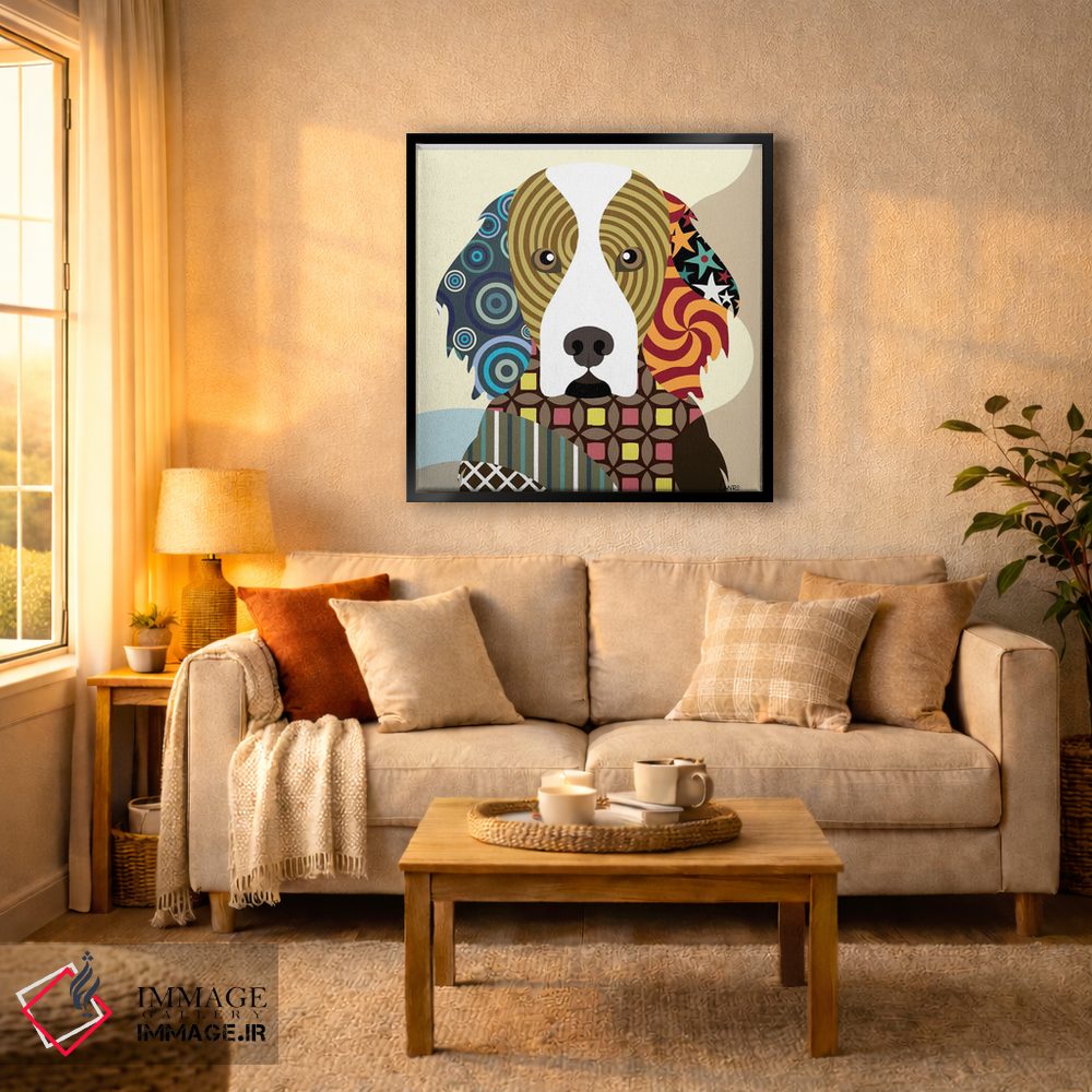 تابلو دکوراتیو "آیریش ستر" اثر لانره استودیو - D6B