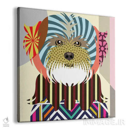 تابلو دکوراتیو "لاسا آپسو" اثر لانره استودیو - نمای پرسپکتیو محصول