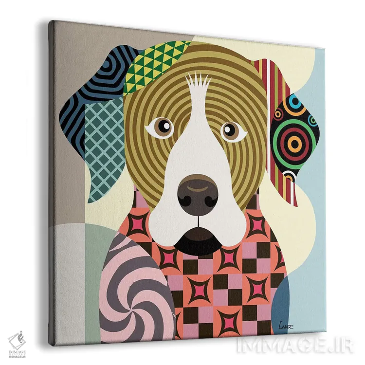 تابلو دکوراتیو روتوایلر اثر لانره استودیو - نمای پرسپکتیو محصول