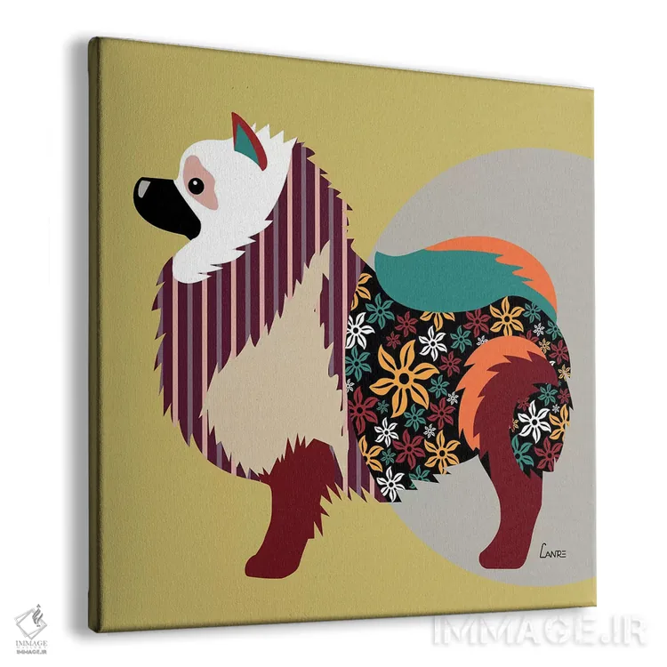 تابلو دکوراتیو "کیشوند" اثر لانره استودیو - نمای پرسپکتیو محصول